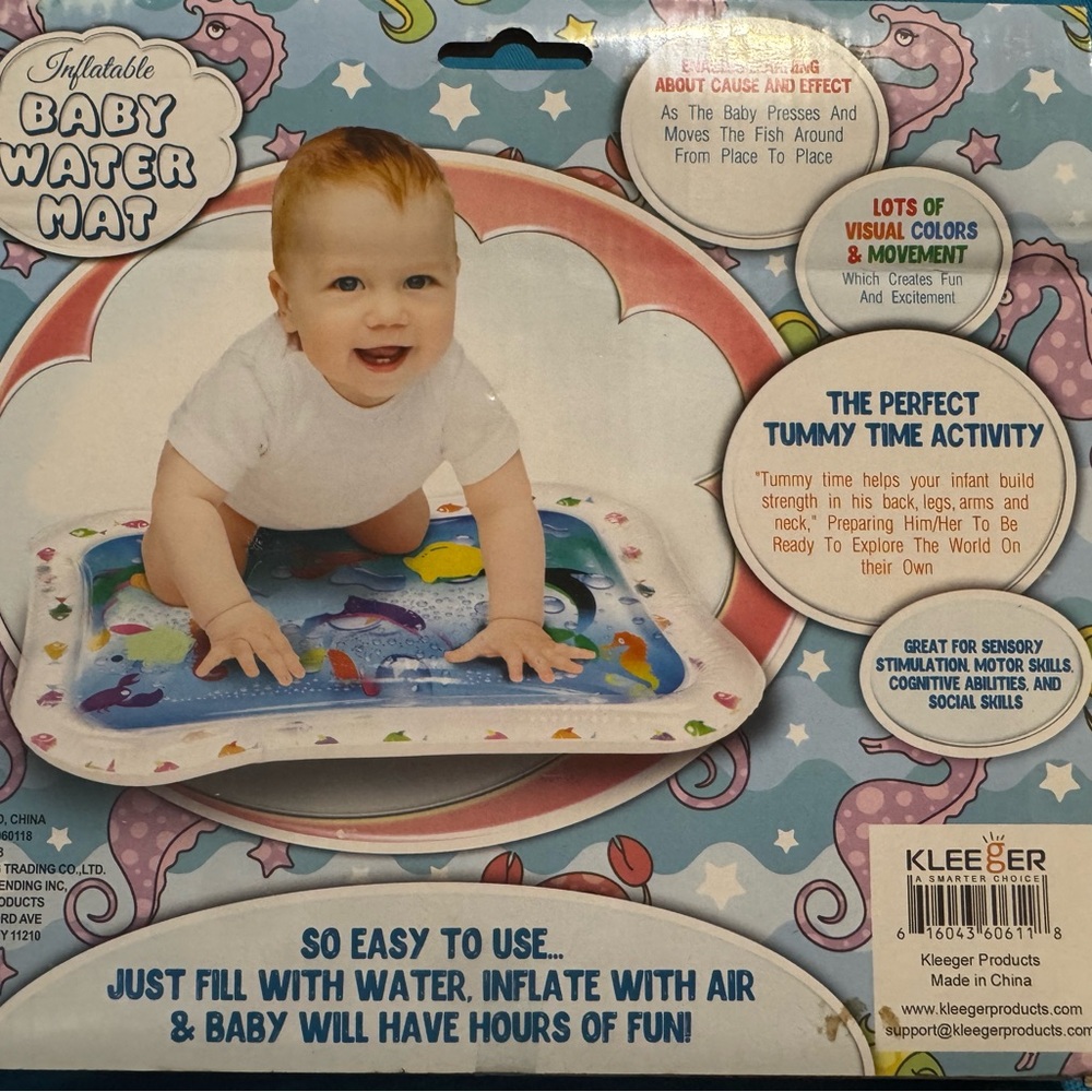 Kleeger Inflatable Baby Water Mat